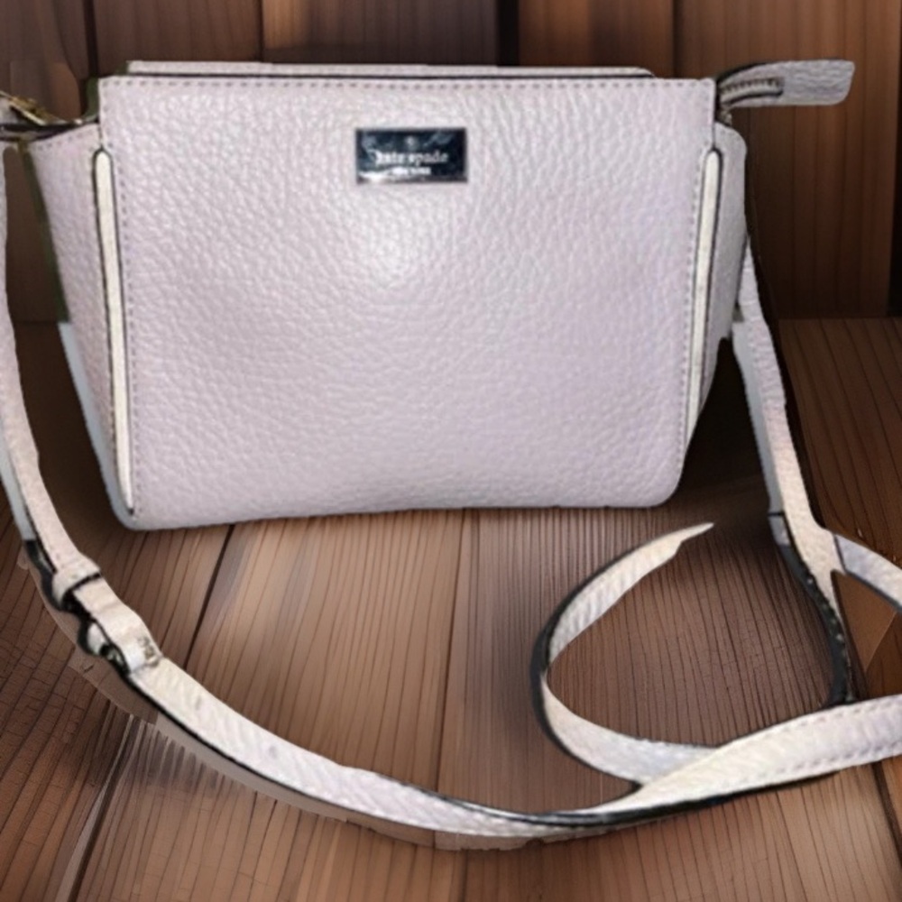 Kate Spade Prospect Place Purple Pebbled Leather Hayden Crossbody bag , NWOT